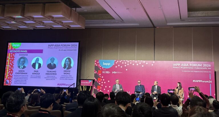 Speaking at the IAPP Asia Forum 2026 Keynote Panel
